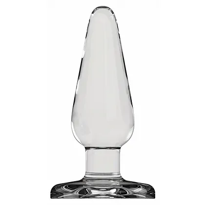 Anal Plug Basic 3 Inch Glass Transparent