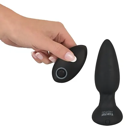 Anal Plug Black Velvets RC Rotating Negru