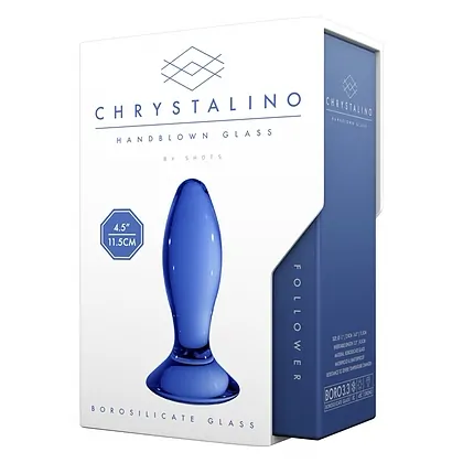 Anal Plug Cristal Albastru