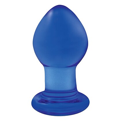 Anal Plug Crystal Small Albastru