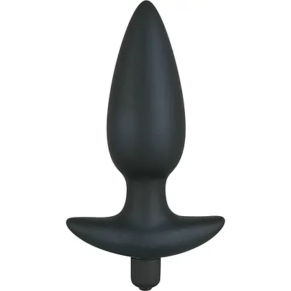 Anal Plug Cu Vibratii Black Velvet Large Negru