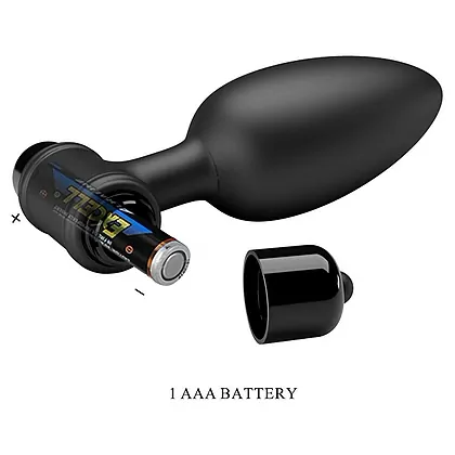 Anal Plug cu Vibrații Pretty Love II Negru