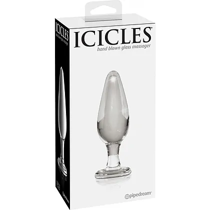 Anal Plug de Sticlă Icicles 26 Transparent