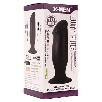 Anal Plug Extra-Advanced 10 Inch Negru