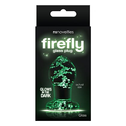 Anal Plug Firefly Glass Transparent