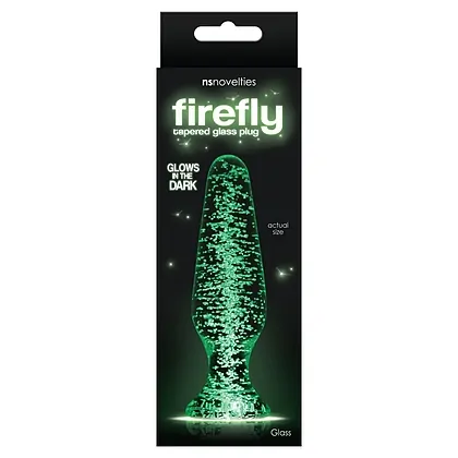 Anal Plug Firefly Glass Tape Transparent
