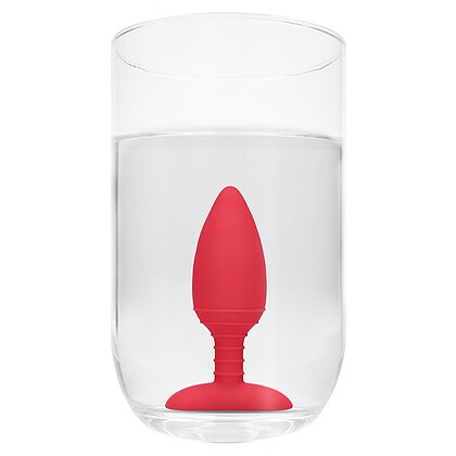 Anal Plug Glow Heating Anal Rosu