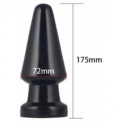 Anal Plug King Sized Shocker Negru