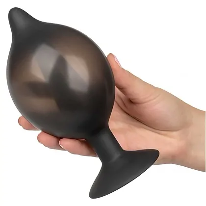 Anal Plug Large Silicone Inflatable Negru