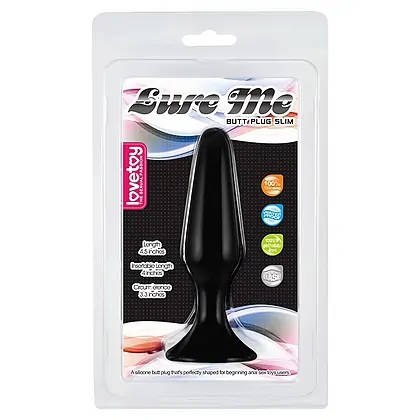 Anal Plug Lure Me Negru