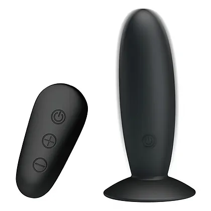 Anal Plug Mr. Play Remote Control Negru