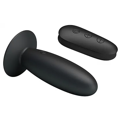 Anal Plug Mr. Play Remote Control Negru