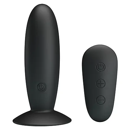 Anal Plug Mr. Play Remote Control Negru