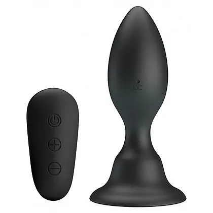 Anal Plug Mr. Play Vibrating Negru