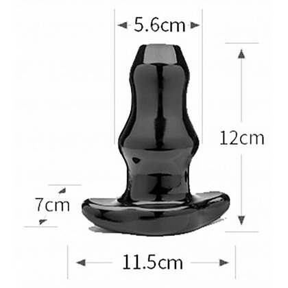 Anal Plug Perfect Fit Double Tunnel Negru