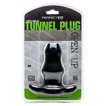 Anal Plug Perfect Fit Double Tunnel Negru
