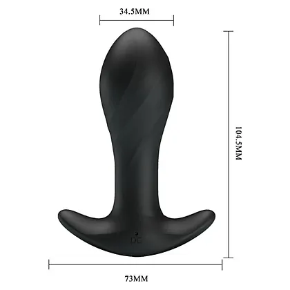 Anal Plug Pretty Love Massager Negru