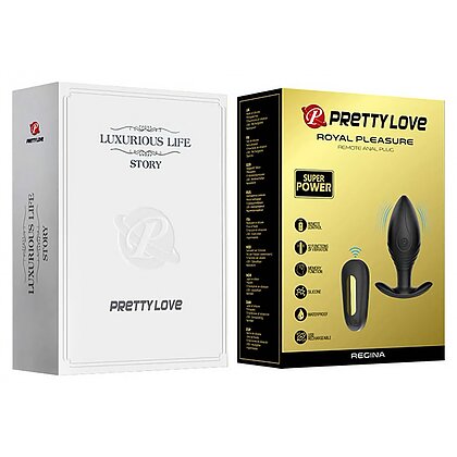 Anal Plug Pretty Love Royal Pleasure Regina Negru