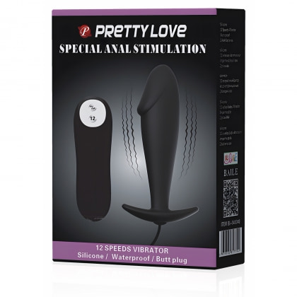 Anal Plug Pretty Love Stimulation Negru