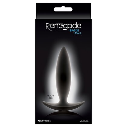 Anal Plug Renegade Spades Small Negru