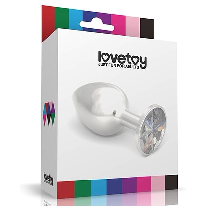 Anal Plug Rosebud Clasic Metal Plug S Argintiu