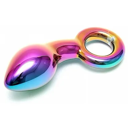 Anal Plug Sensual Glass Kaleigh Multicolor