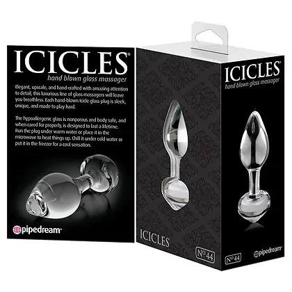 Anal Plug Sticla Icicles No.44 Transparent