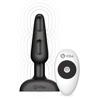 Anal Plug Trio Remote Control Negru