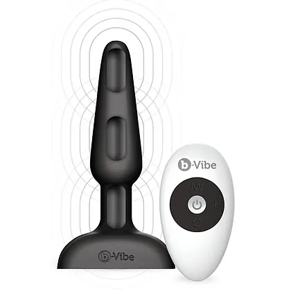 Anal Plug Trio Remote Control Negru