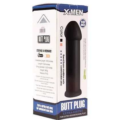 Anal Plug X-Men 10 inch Negru