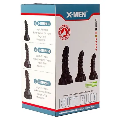 Anal Plug X-MEN Monster 3 S Negru