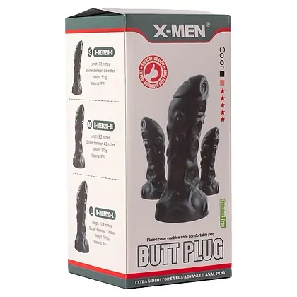 Anal Plug X-MEN Monster Plug 1 M Negru