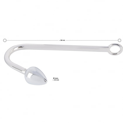 Anal Plug You2Toys Bondage Hook Argintiu