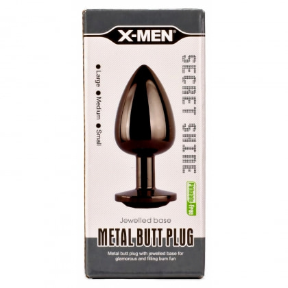 Anal X-MEN Secret Shine Plug L Negru