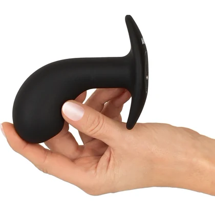 ANOS Big Head — Plug Prostatic cu Cap Mare, 10 Moduri Negru