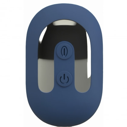 ANOS Plug Anal cu Limba Oscilantă – 10x10, Reîncărcabil Albastru