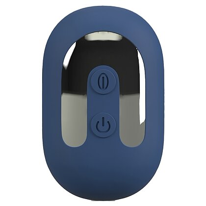 ANOS Plug Anal cu Limba Oscilantă – 10x10, Reîncărcabil Albastru