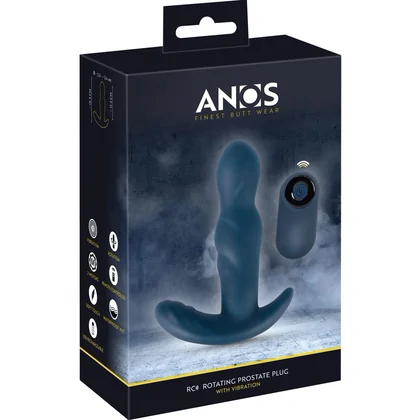 ANOS RC – Plug Prostatic Rotativ, 10 Moduri, Reîncărcabil Albastru