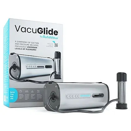 Autoblow VacuGLIDE Mașină De Aspirație Discretă Argintiu