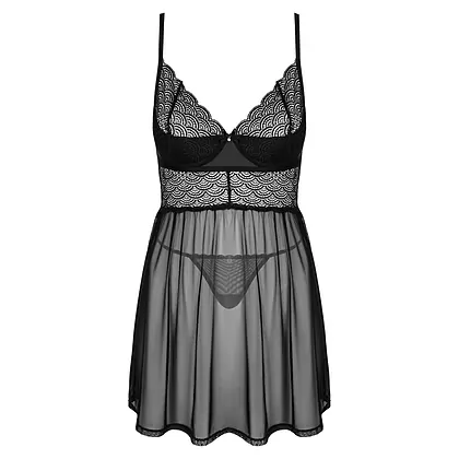 Babydoll Obsessive Chemeris Negru M-L