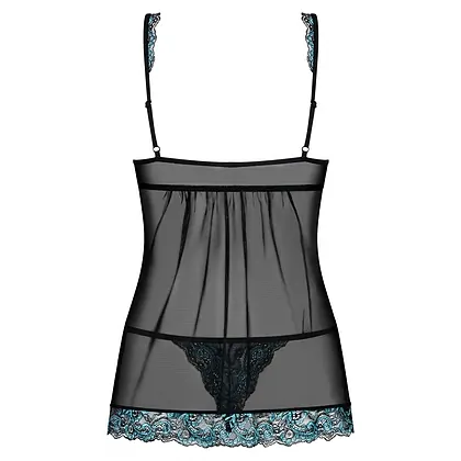Babydoll Obsessive Chemise Negru S-M