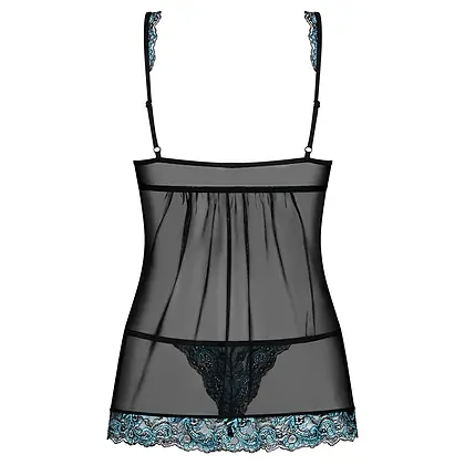 Babydoll Obsessive Chemise Negru L-XL