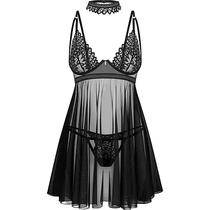 Babydoll Obsessive Donarella Negru XL-2XL