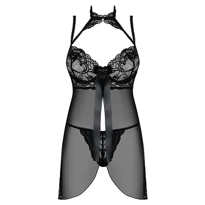 Babydoll Obsessive Elizenes Negru L-XL