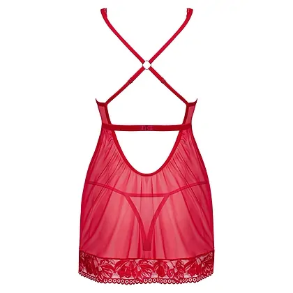 Babydoll Obsessive Lacelove Rosu XS-S