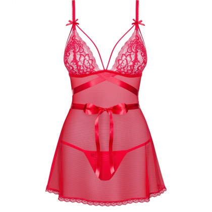 Babydoll Obsessive Lovlea Roșu L-XL