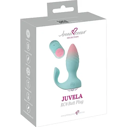 Beau Coeur Juvela RC - Plug Anal Reîncărcabil, 10 Moduri Multicolor