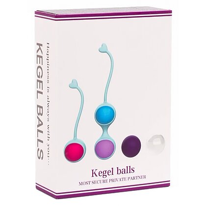 Beautiful Kegel Set: 5 Bile Vaginale Progresive, Discrete Multicolor