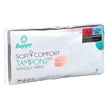 Beppy Soft Și Comfort Wet — Tampoane Interne 4 buc, Până La 8h