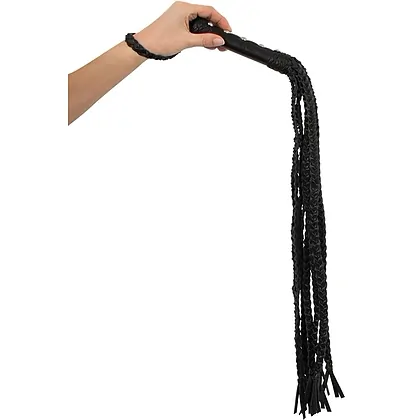 Bici ZADO Cat-O-Nine cu 9 Cozi Piele 70cm Negru